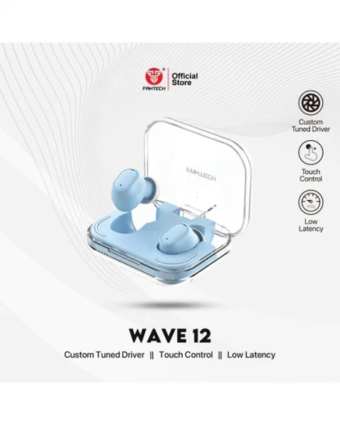 Fantech Wave 12 TWS Wireless Earbuds – Custom Tuned Driver, Low Latency & Touch Control