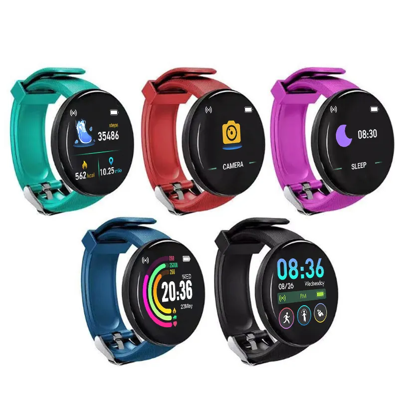 119 Plus Round Bluetooth Smartwatch & Fitness Tracker
