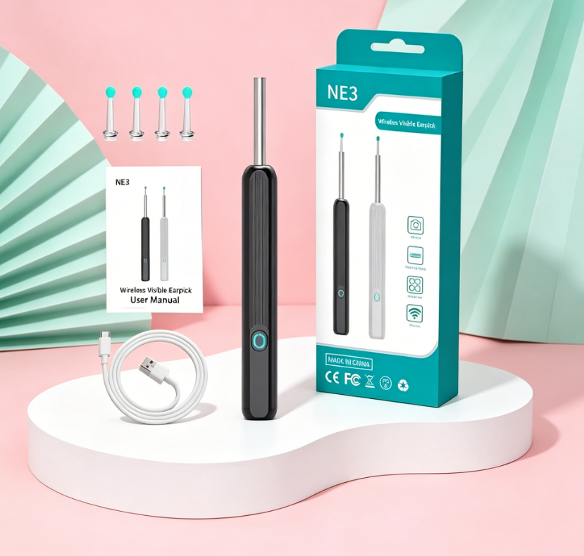 Wireless Visible Earpick with HD Camera – Smart Ear Wax Removal Tool