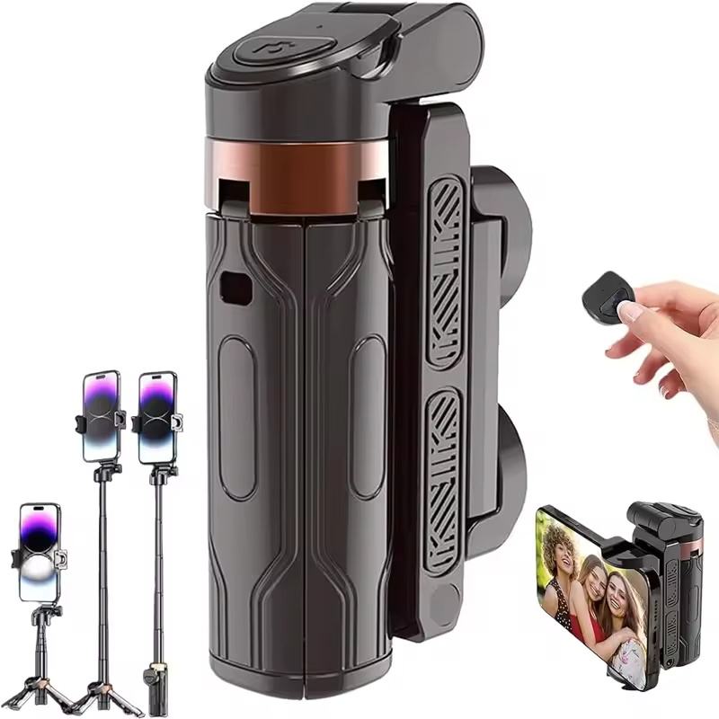 Ultra-Compact Mini Bluetooth Selfie Stick Tripod with Wireless Remote Shutter