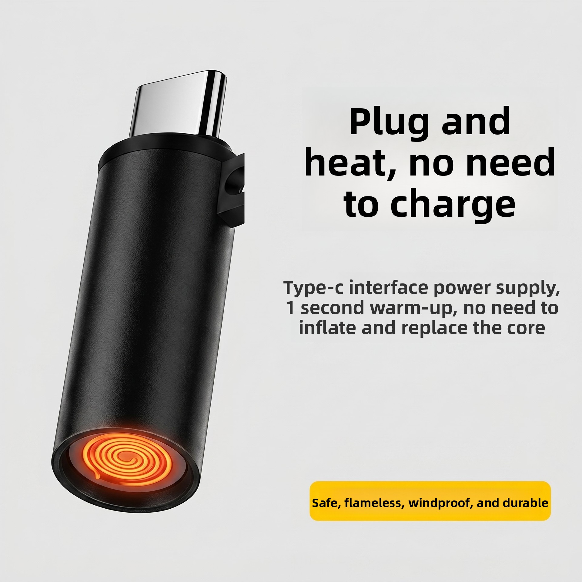 Mini Type-C Flameless Electric Lighter