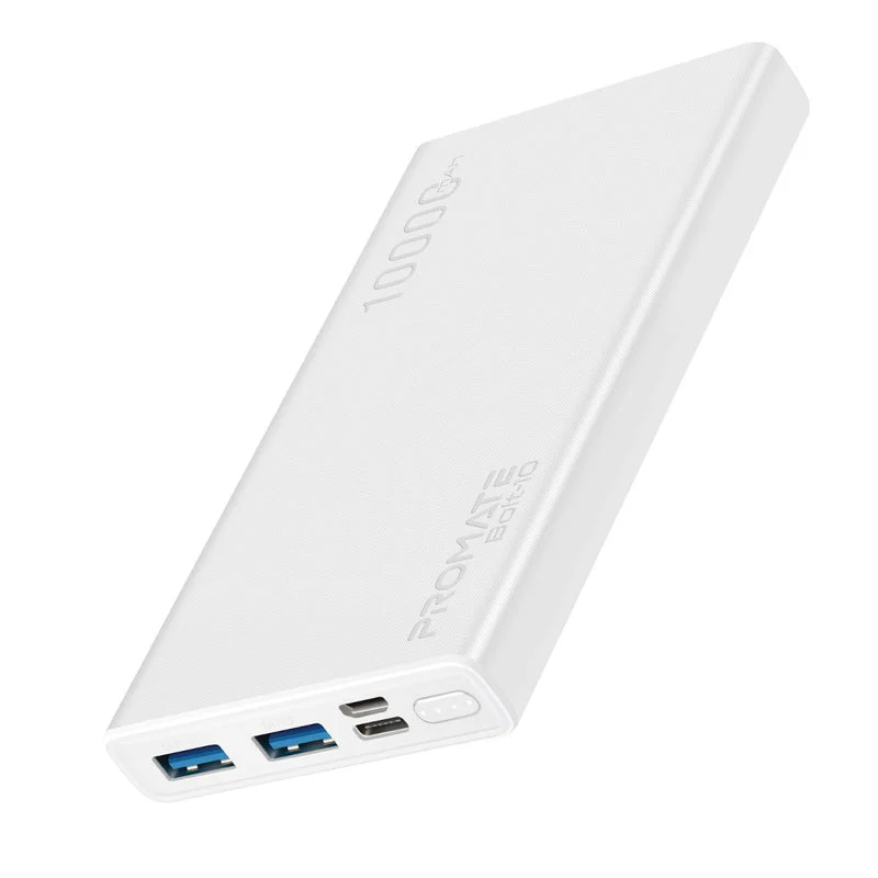 Promate Bolt-10 10000mAh Ultra-Compact Power Bank